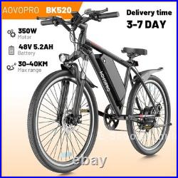 AOVOPRO BK520 Electric Bike for Adults with 250W Brushless Motor Unisex Adults