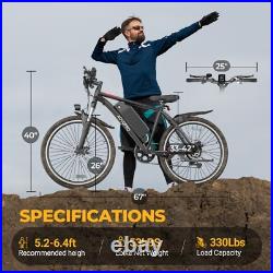 AOVOPRO BK520 Electric MTB Electric Bike with Smart APP for Adults 40 Miles AOVOPRO BK520 Electric MTB Electric Bike with Smart APP for Adults 40 Miles