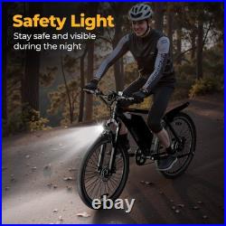 AOVOPRO Electric Bike BK520 for Adults with 250W Brushless Motor, 30Miles 15MPH