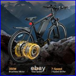AOVOPRO Electric Bike BK900 250W Brushless Motor, Range 40 Miles E-Mountain Bike