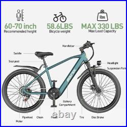 Aairsk GT300 26 Electric Bike 250W Motor 36V 10Ah Battery City & Trail E-Bike