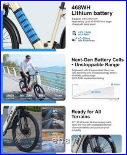 Aairsk SU7 Adult Electric Bicycle 250W Motor E-bike 36V13Ah Battery Electric