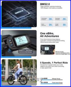 Aairsk SU7 Adult Electric Bicycle 250W Motor E-bike 36V13Ah Battery Electric