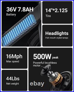 Adult Gift Pick RA Folding Electric City Bike with 250W Motor &36V 7.8Ah Battery