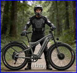 Adults 26 Dual Motor Fat Tyre E-Bike 48V 17.5Ah Off-Road Electric Bicycle MTB