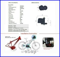 BAFANG BBS02 Mid Motor 48V 750W DIY Conversion Kits for Electric Bike Bicycle