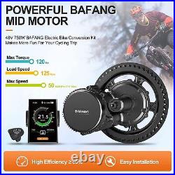 BAFANG Mid Drive Motor BBS02 48V 750W Ebike Electric Bike Conversion kit 800S
