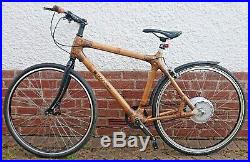 Bespoke BAMBOO E-BIKE Electric Bike Bicycle Regenerative Motor Carbon Belt Drive