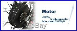 Big Cat 2000W 60volt 18AH 21 Speed Electric Cruiser Mountain Fat Bike Ebike B450