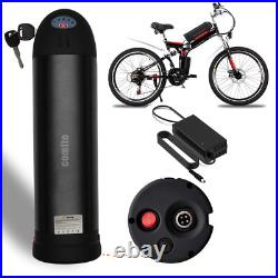Bottle 36V 10Ah e-bike Battery Electric Bicycle 350W 250W 500W Circular Black