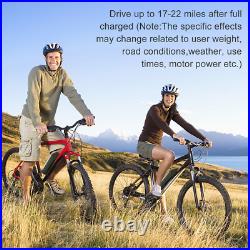 Bottle 36V 10Ah e-bike Battery Electric Bicycle 350W 250W 500W Circular Black