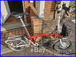 Brompton folding bike with newly fitted electric motor (its only done 48 miles)