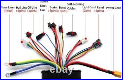 Brushless Motor Controller Kit, 36V 48V 52V 1500W 2000W 40A 3 Mode Sine Wave