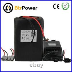 BtrPower 48V 18Ah Lithium Li-ion Cell Battery Pack for Electric Bike 1000W Motor