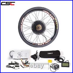 CSC 48V 1OOOW 26 in e-bike wheel Electric bicycle Conversion Kit and 48V Battery