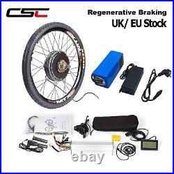 CSC KT LCD3 Electric Bike Kit Rear Motor 1000W Battery Pack 48V 13Ah 18Ah 24Ah
