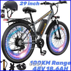 Cheevalry 29 Inch Electric Bicycle 1000 Motor 48V 18.6AH Mountain EBike 21 Speed