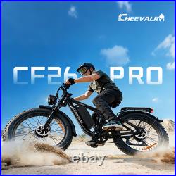 Cheevalry 48V 23Ah Electric Dirt Bicycle Dual Motor E-bike 130KM E-MountainBike