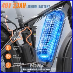 Cheevalry 48V 23Ah Electric Dirt Bicycle Dual Motor E-bike 130KM E-MountainBike