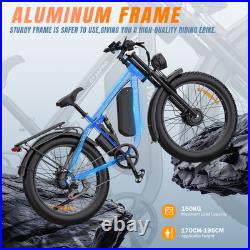 Cheevalry 48V 23Ah Electric Dirt Bicycle Dual Motor E-bike 130KM E-MountainBike