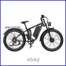 Cheevalry 48V 23Ah Electric Dirt Bicycle Dual Motor E-bike 130KM E-MountainBike