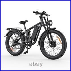 Cheevalry 48V 23Ah Electric Dirt Bicycle Dual Motor E-bike 130KM E-MountainBike