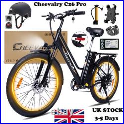 Cheevalry C26 Electric Bike 250W 36V 15AH City E-Bike 26Inch Commuter Bicycle