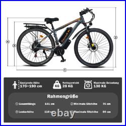 Cheevalry C29 Electric Bicycle 29'' 1000 Motor 48V 18.6AH Mountain EBike 21Speed