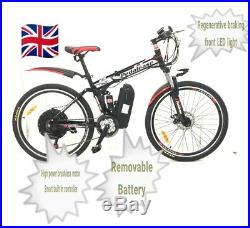 Customised 48v 1000w electric folding mountain bike lithium battery