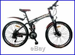 Customised 48v 1500w 2 In 1 electric folding mountain bike lithium battery