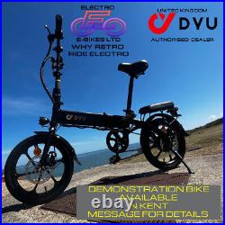 DYU A1F Folding Electric Bike 7.5AH 16inch 250W Commuter E-bike Citybike roadhog
