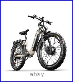 Dual Motor 17.5AH 26x3.0-inch all-terrain fat tyres Electric Bike