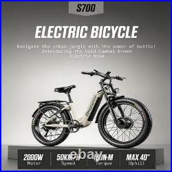 Dual Motor 17.5AH 26x3.0-inch all-terrain fat tyres Electric Bike