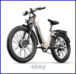 Dual Motor 17.5AH 26x3.0-inch all-terrain fat tyres Electric Bike