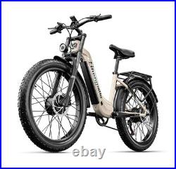 Dual Motor 17.5AH 26x3.0-inch all-terrain fat tyres Electric Bike