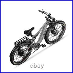 EBIKE 26 Fat Tyre Dual Motor Electric Bike 48V 17.5Ah E-Bike UK Stock