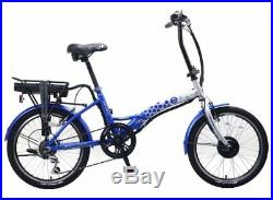 EBike Royale 36v Electric Folding Bike 20 Blue MANUFACTURER REFURBISHED