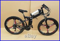 ELECTRIC FOLDING BIKE 36V With 350w motor. ALARM & BATTERY LOCK FITTED. 21 GEARS