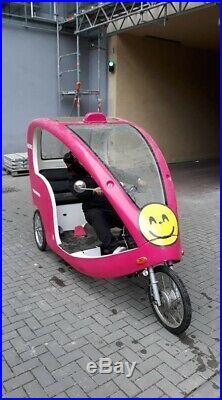 ELECTRIC RICKSHAW CAB, Two Seats, plus two fitted back batteries & pedal power