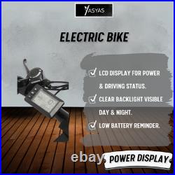 E-Bike, Electric Bike Mountain Bike 250W Motor 36V 10A Battery, X7 Black