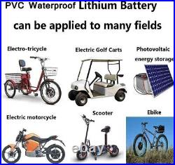 E-Scooter Lthium Pack 72V 60V 52V 48V Electric Bike Battery For 350W3000W Motor