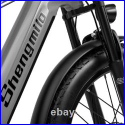 Ebike 26 48V Electric Bike Mountain Bicycle Full Suspension Hydraulic Brakes