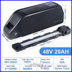 Ebike Battery 48V 25AH 25AH 20AH Li-ion Pack For 0-1500w Electric bicycle Motor