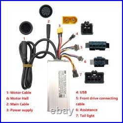 Ebike Motor Brushless Speed Controller 48V 52V 25A for Electric Bicycle Scooter