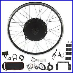 Electric Bicycle 26in Wheel Motor 48V 1000W Conversion Kit For KT-LCD3 Display