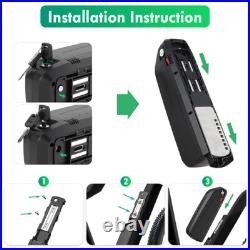 Electric Bicycle 48V 15AH Ebike Battery Downtube Pedelec Mid Motor E-bike 5-pins