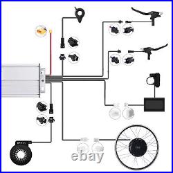 Electric Bicycle 48V 2000W Rear Gearless Hub Motor Wheel Kit 48V 50A Controller