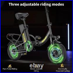 Electric Bicycle Hidoes C5 W350 Motor 36V 10.4AH Adult 14 inch Folding E-bike UK