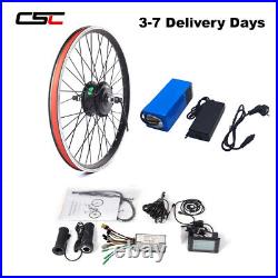 Electric Bicycle Hub Motor Wheel Kit 250W-500W & E Bike Battery 36V 10.4Ah 15Ah