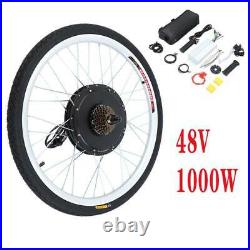 Electric Bicycle Kit 48V 1000W 26'' Rear Wheel E Bike Motor Conversion Hub 2021